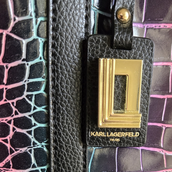 Karl Lagerfeld Iridescent Shoulder Bag - Picture 9 of 16